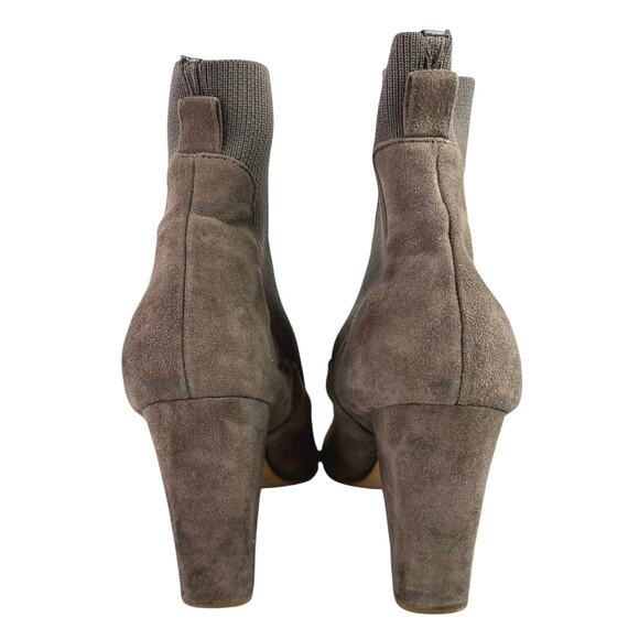 Steve Madden Richter Women's Gray Brown Suede Ankle Sock Booties Boots Size 7.5 - Picture 3 of 7